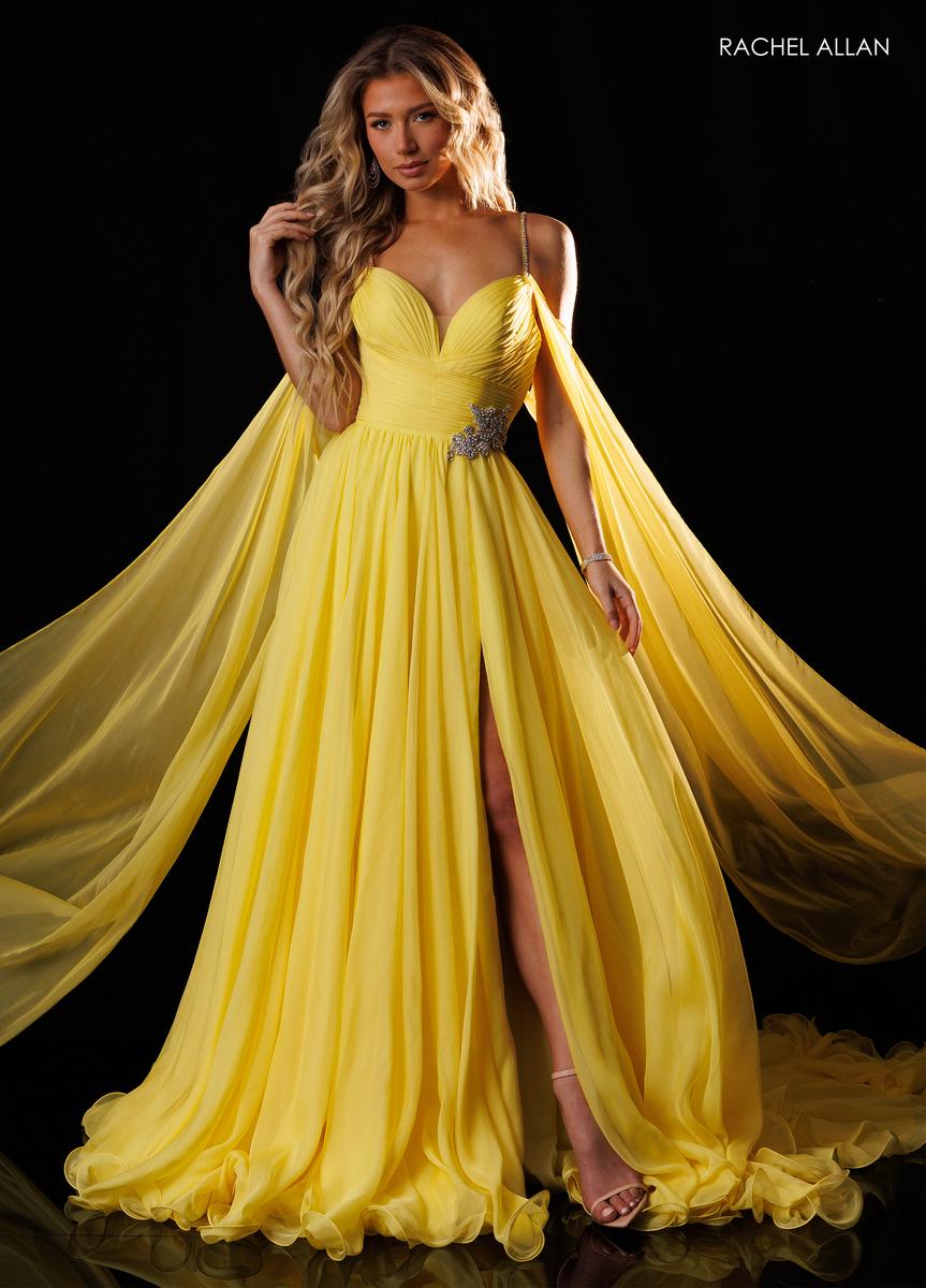 Sweetheart Floor-Length Chiffon Formal A-Line Rachel Allan 50444