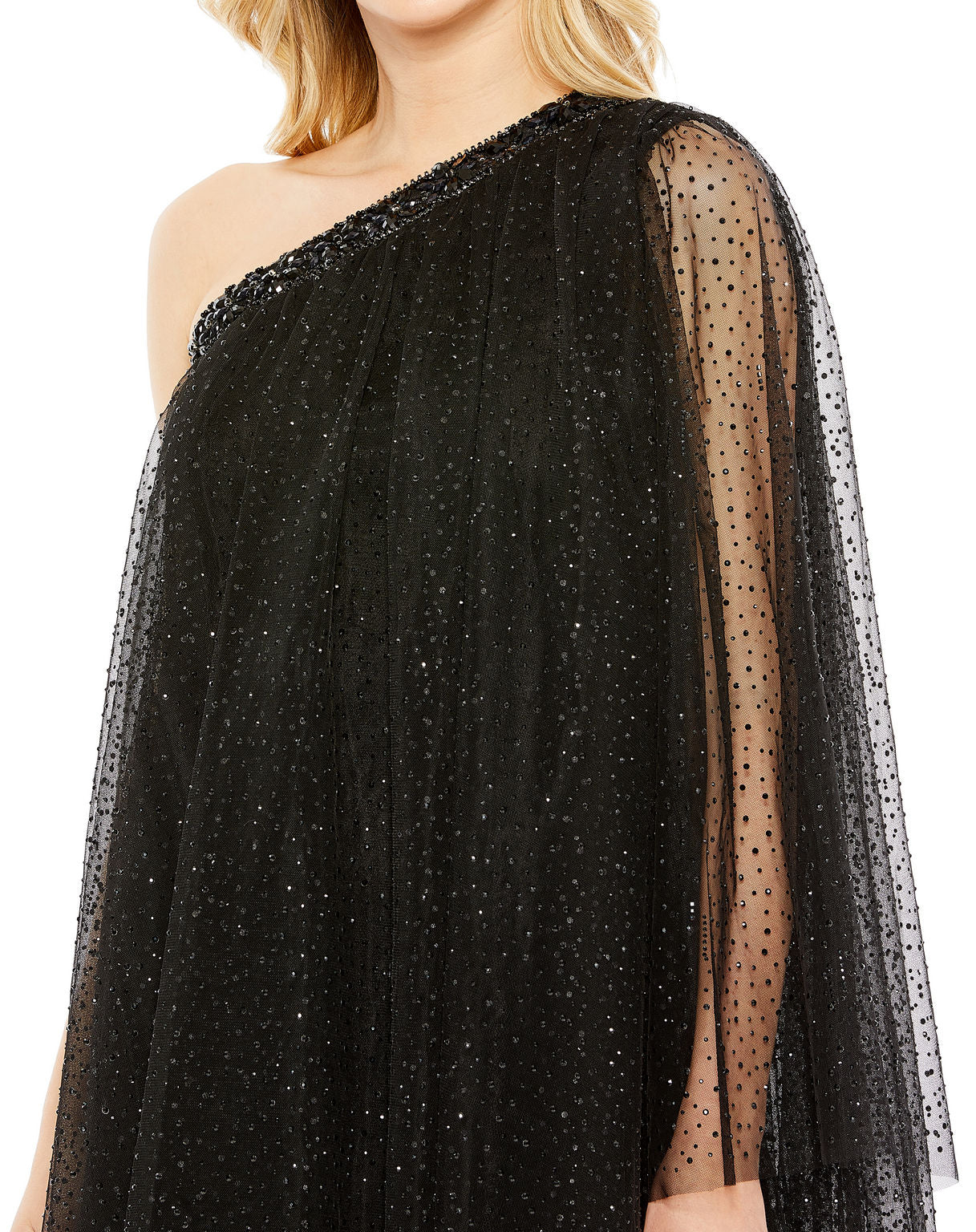 Mac Duggal 50689 Homecoming High Low Beaded Cocktail Mini Dress