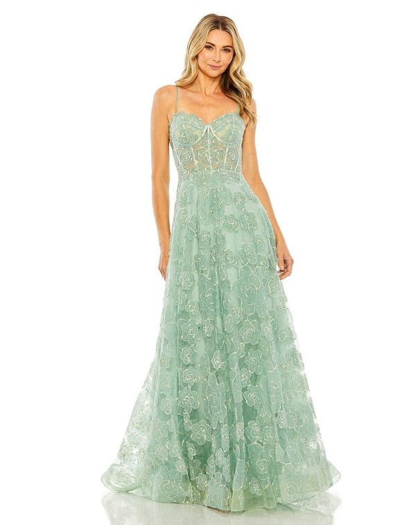 Prom Formal Dress Long A Line Corset Mac Duggal 50735