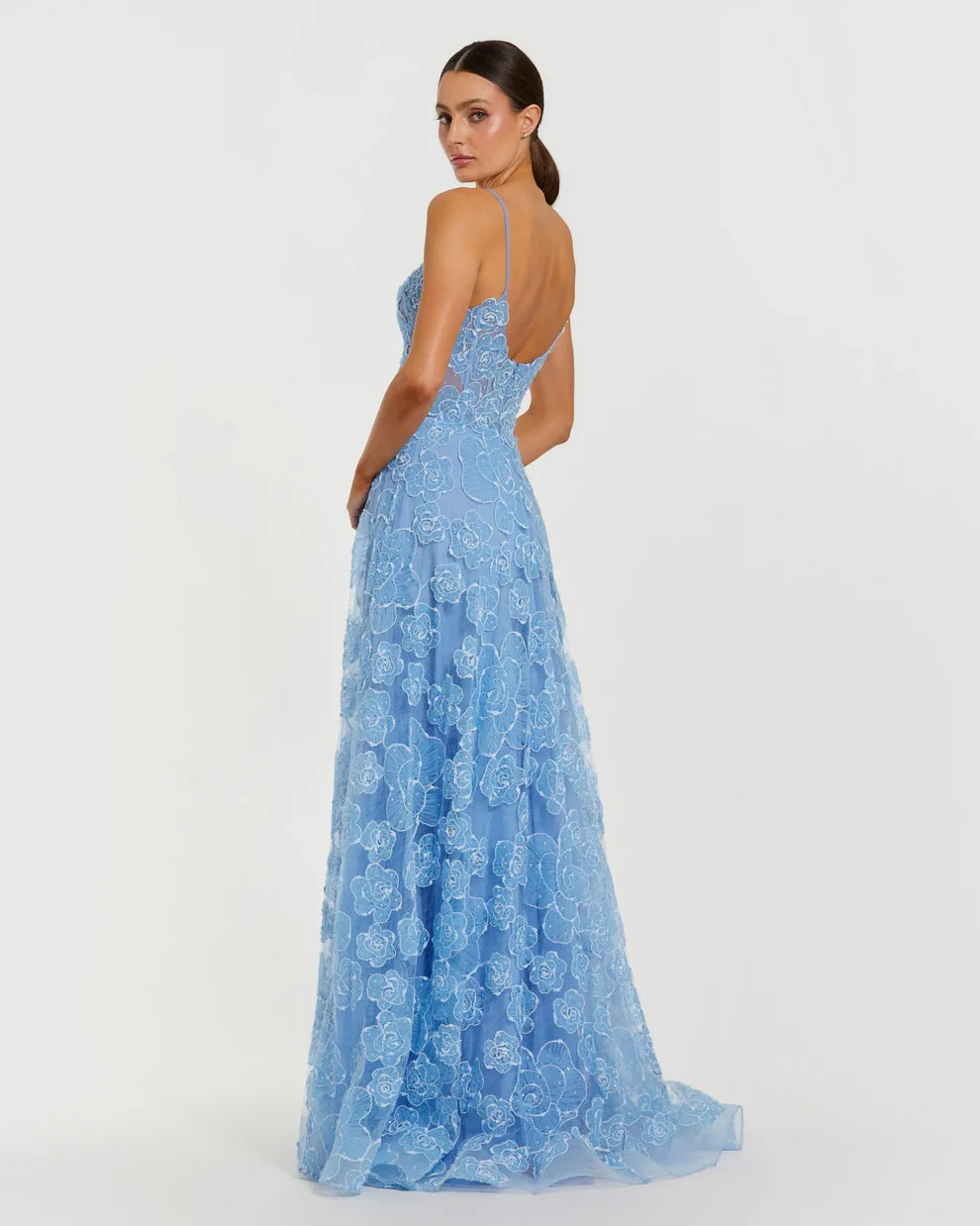 Prom Dresses 50735 Prom Long A Line Corset Formal Dress Powder Blue