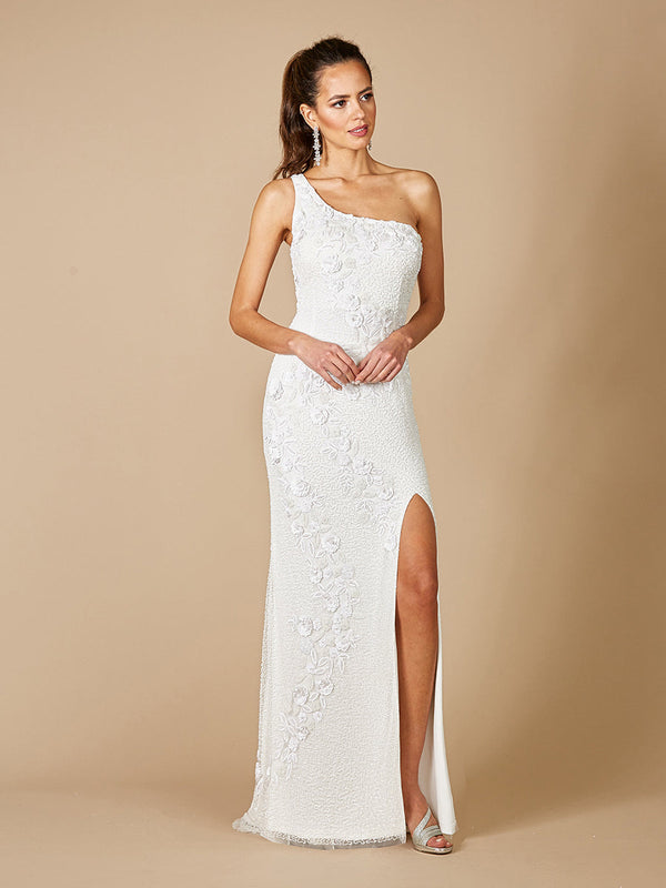 Lara Dresses 51081 Bridal Gown Long Floral Wedding Dress