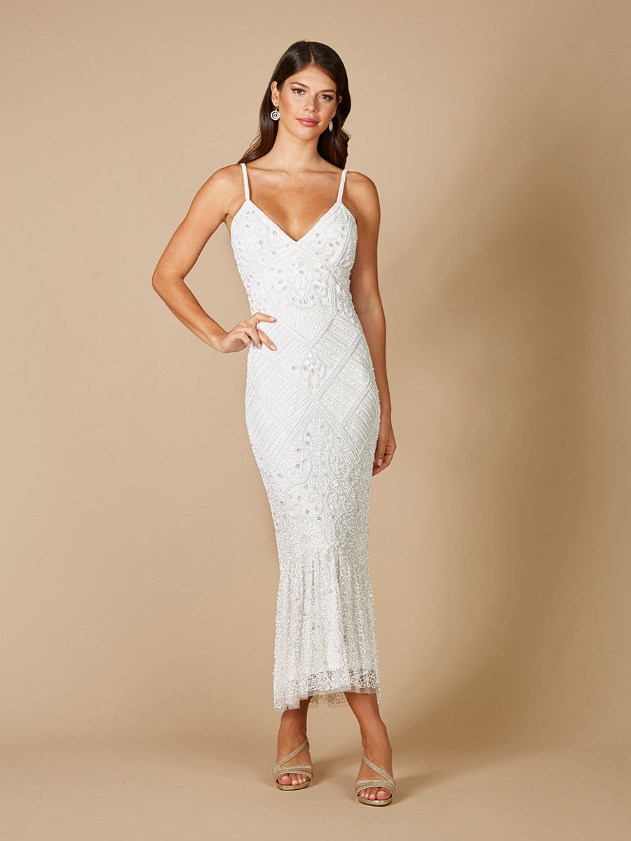 Lara Dresses 51093 Short Bridal Gown Simple Wedding Dress
