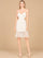 Wedding Dresses Fitted Short Beaded Wedding Dress Ivory