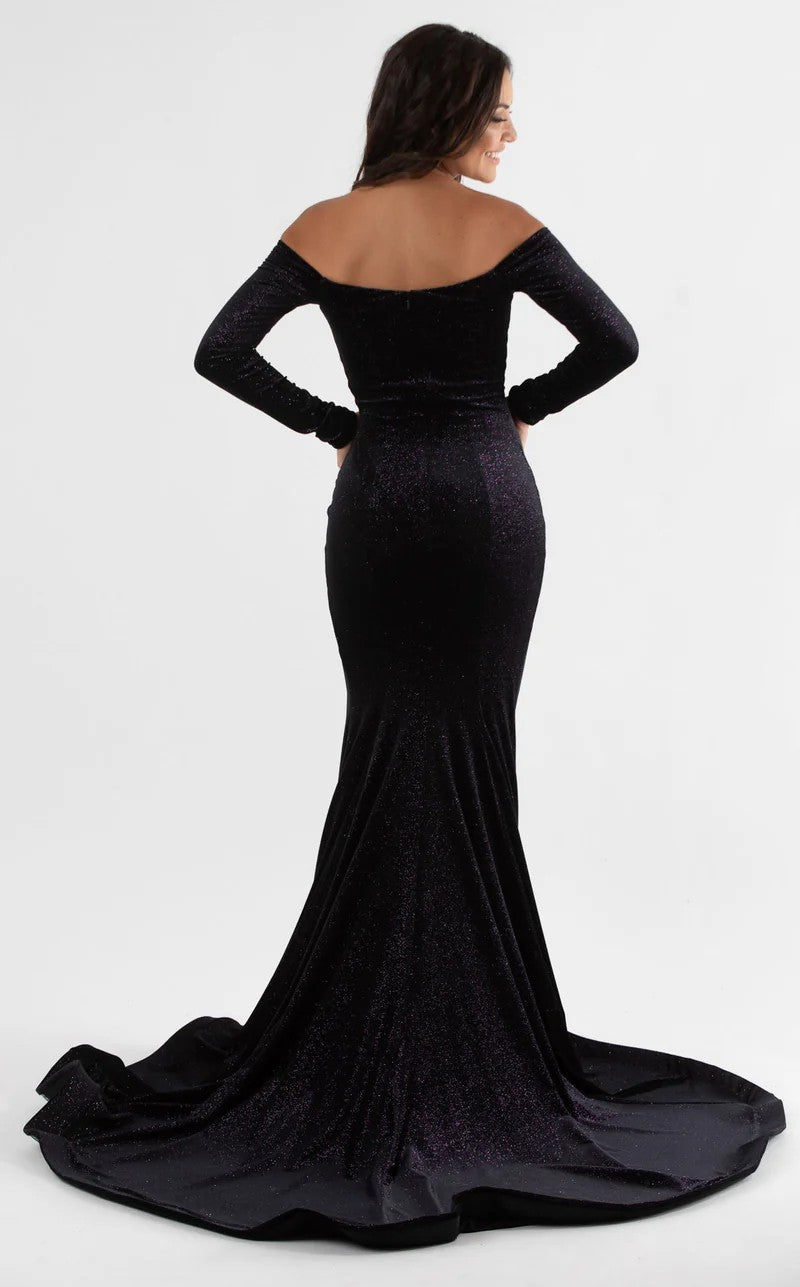 Jessica Angel 511 Long Sleeve Formal Fitted Evening Dress