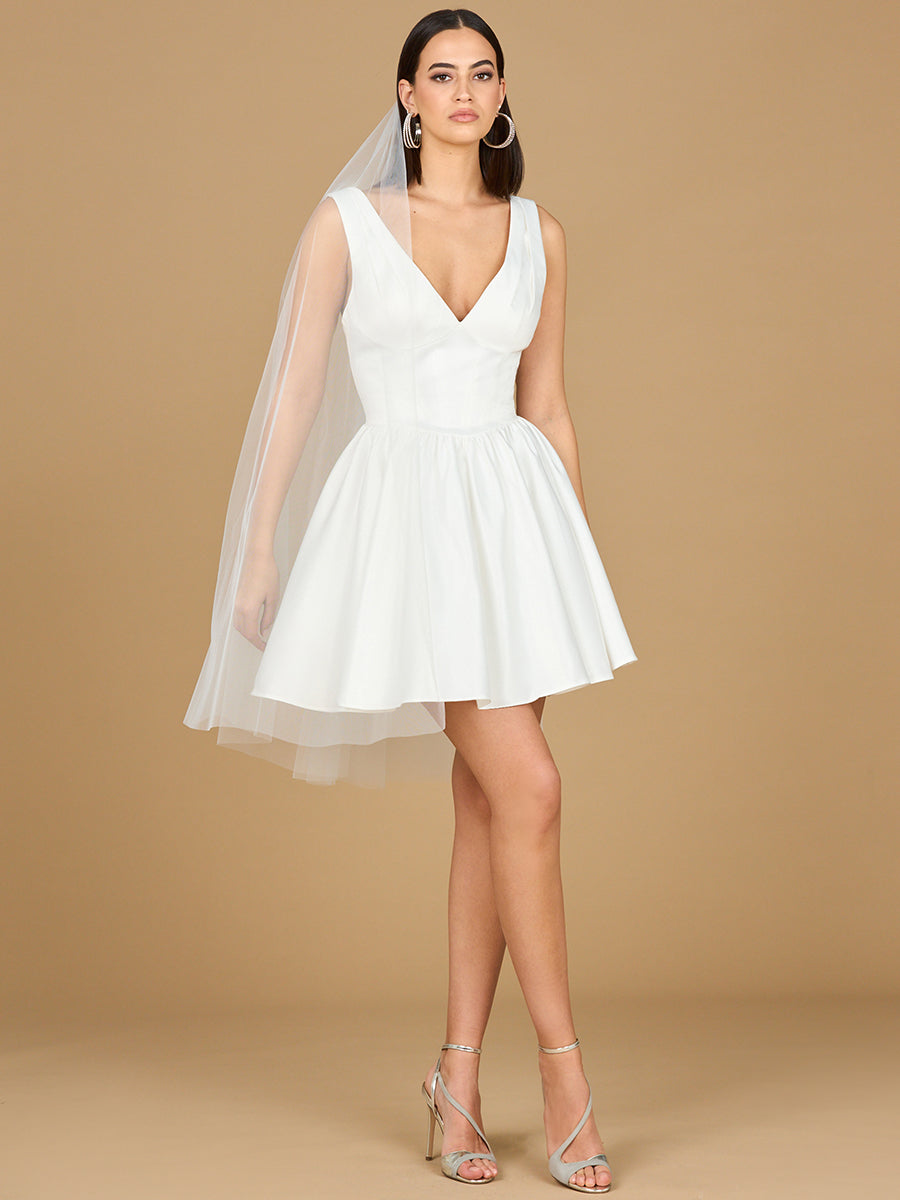 Wedding Dresses Short A Line Wedding Dress Ivory