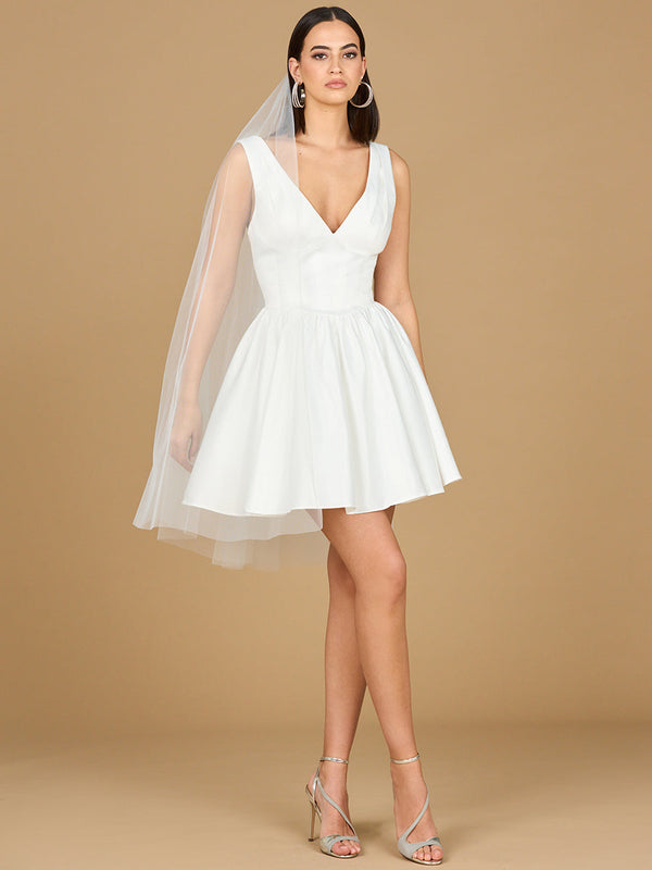 Lara Dresses 51205 Short A Line Wedding Dress