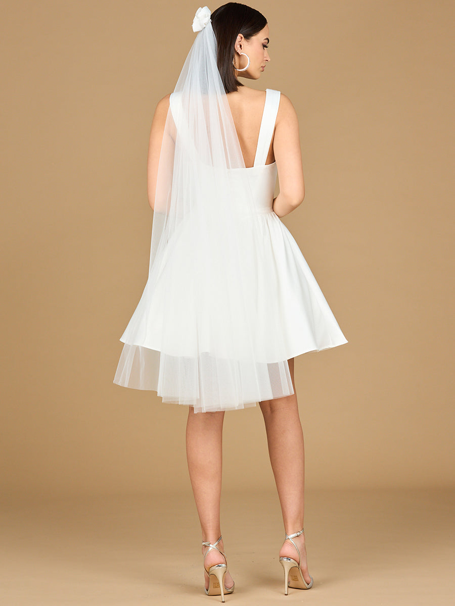 Wedding Dresses Short A Line Wedding Dress Ivory