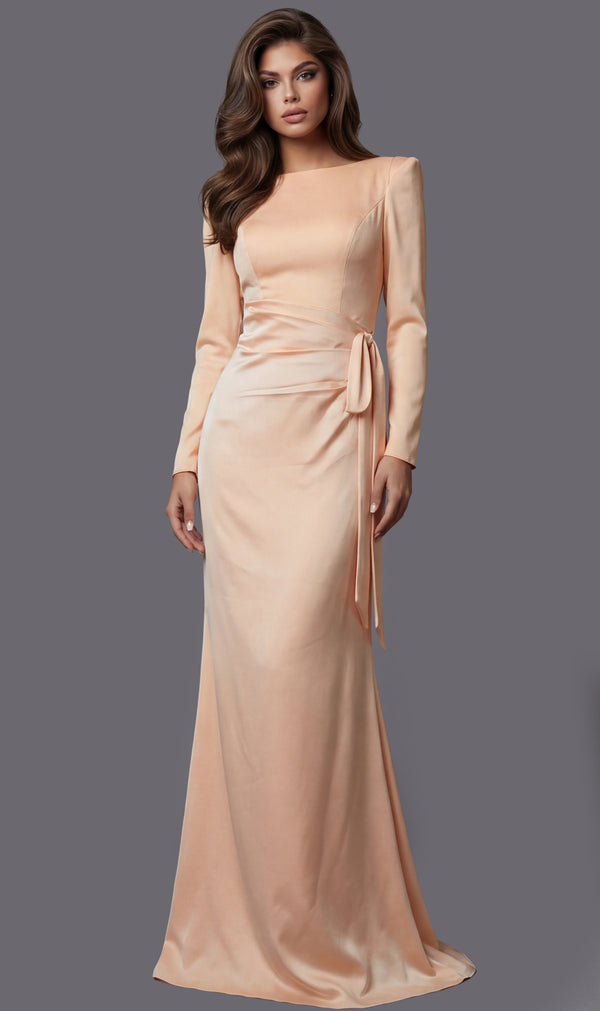 Long Sleeve Mermaid Formal Evening Mother of the Bride Dress Jovani 51618