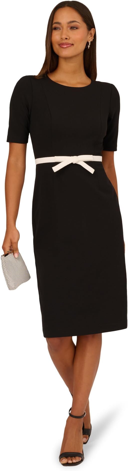 Adrianna Papell AP1D106428 Short Bow Cocktail Dress