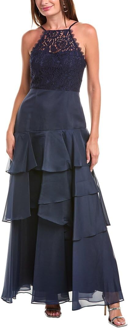 Aidan Mattox MD1E209518 Halter Long Formal Dress