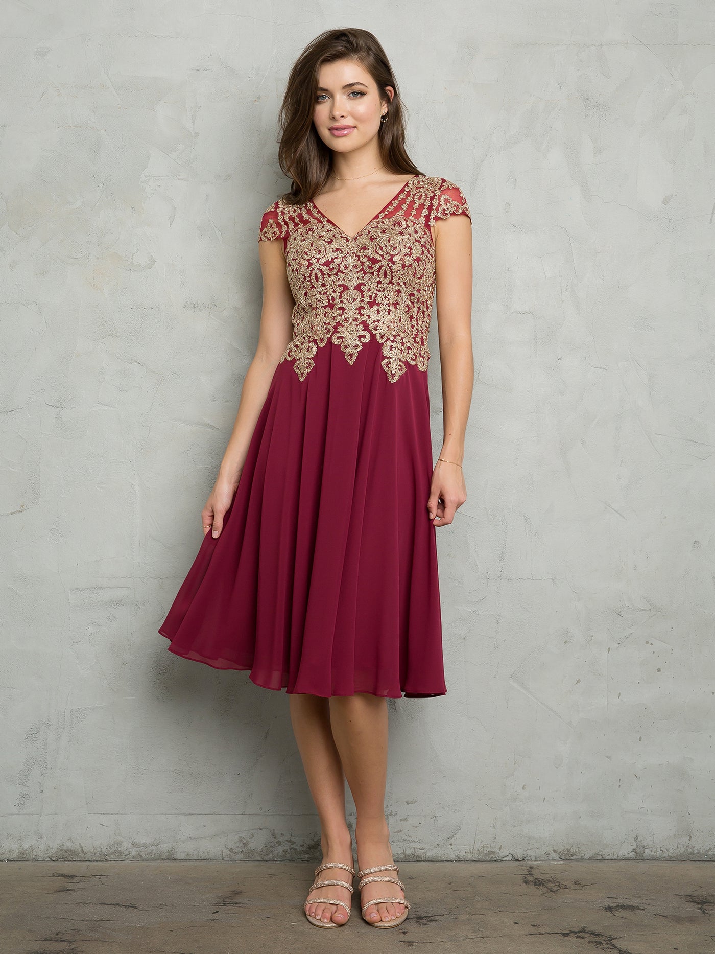 Eva Fashion EV5217 Burgundy 2XL Sale