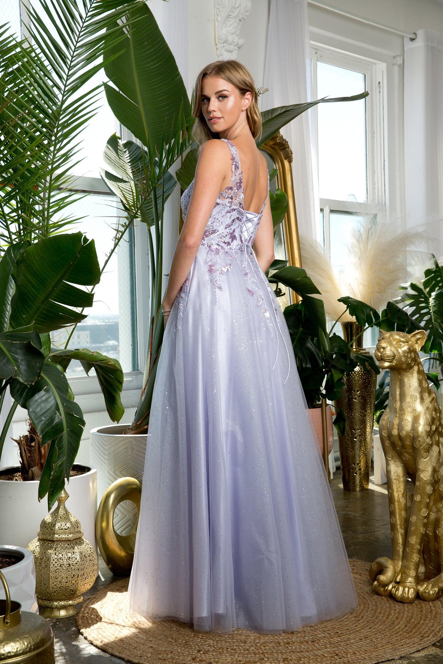 Eva Fashion 5244 Long Sleeveless Formal Prom Dress Sale