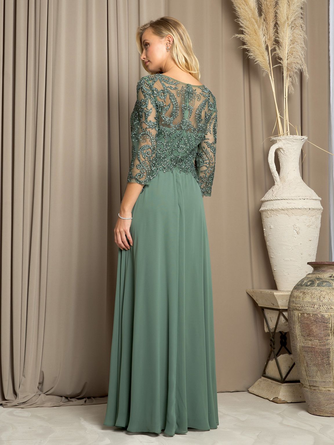 Eva Fashion 5248 Long Formal Mother of the Bride Dress