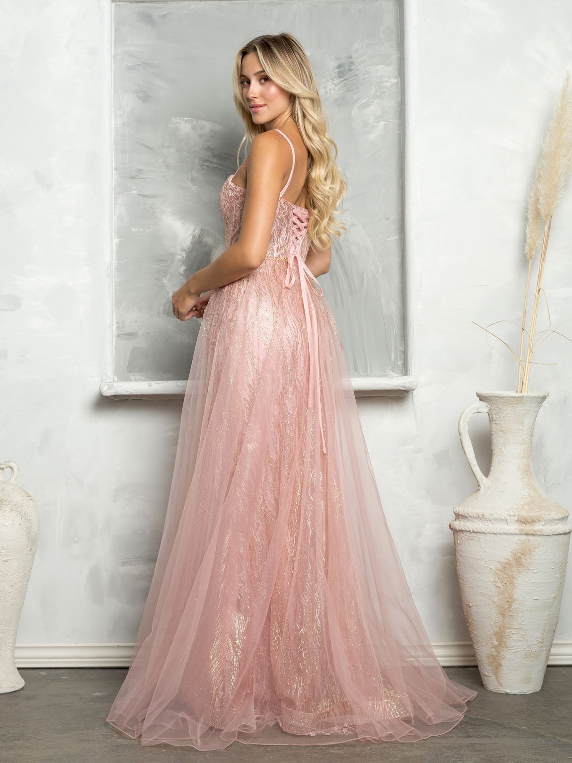 Eva Fashion 5252 Long Glitter Formal Prom Dress