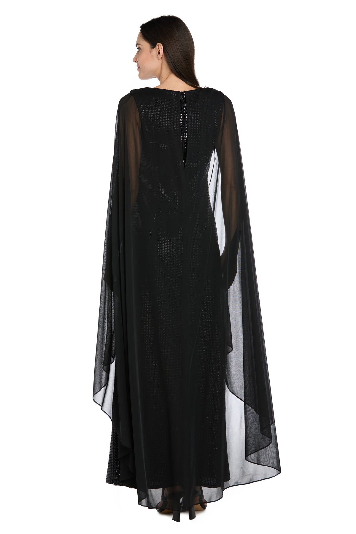 V-Neck Floor-Length Sequin Formal Sheath/Column R&M Richards 5259