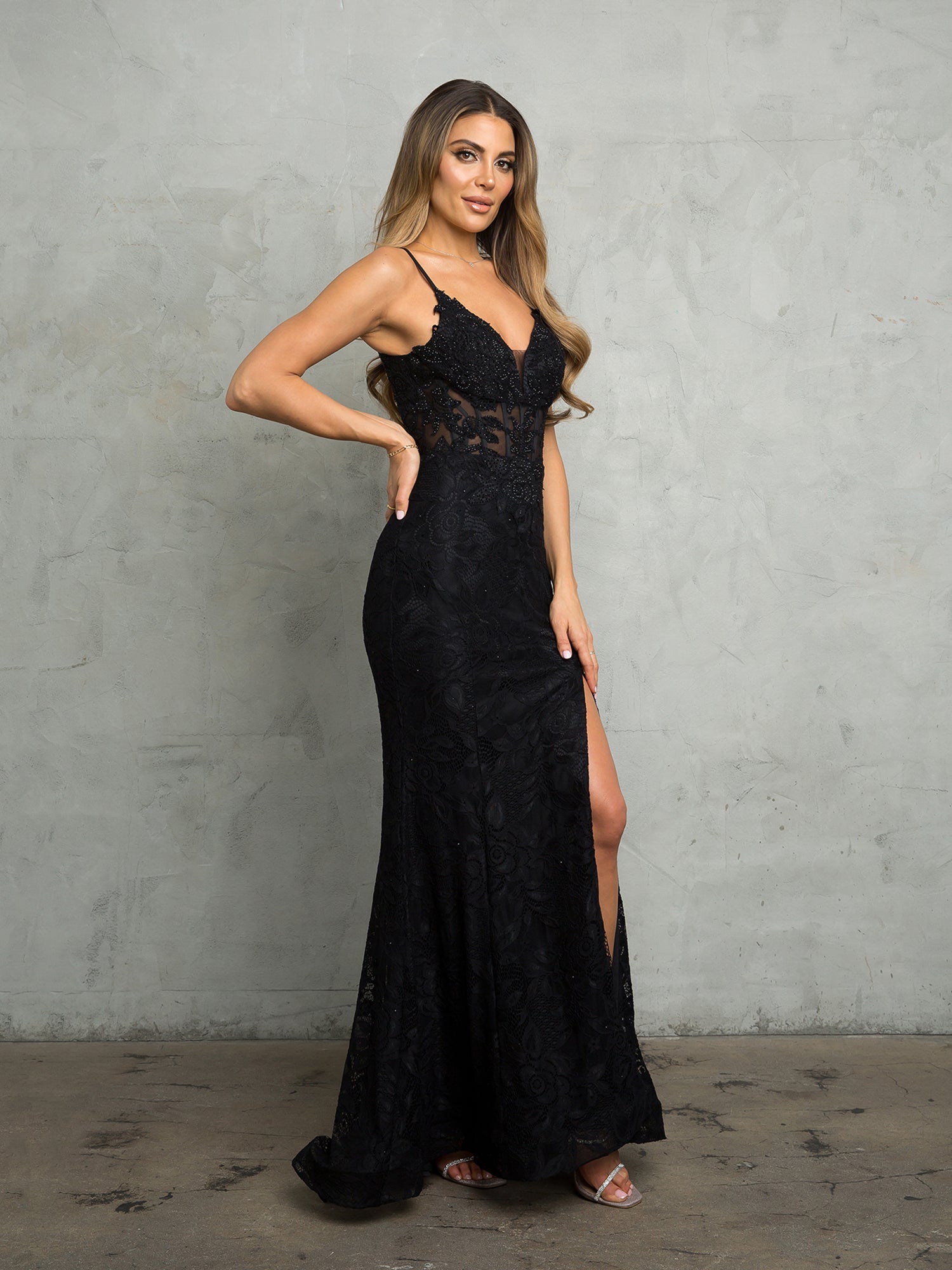 Eva Fashion 5260 Long Formal Fitted Evening Prom Dress