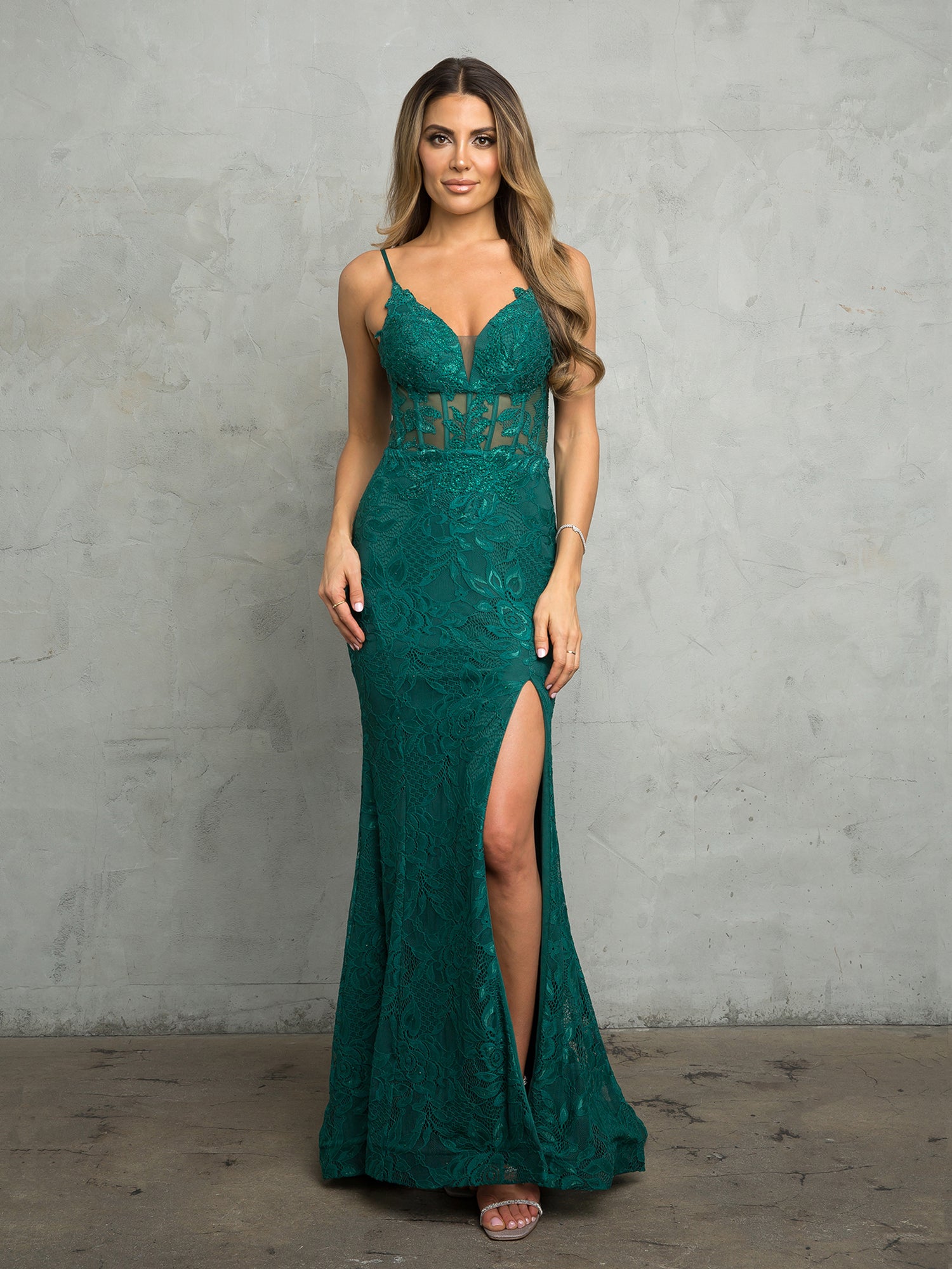 Eva Fashion 5260 Long Formal Fitted Evening Prom Dress