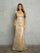 Mother of the Bride Dresses Fitted Long Glitter Formal Mother of the Bride Dress  Champagne