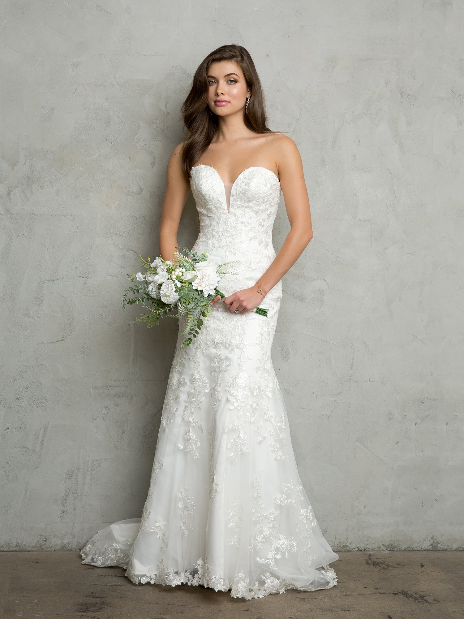 Eva Fashion 5268 Two Piece Long BridalGown Wedding Dress