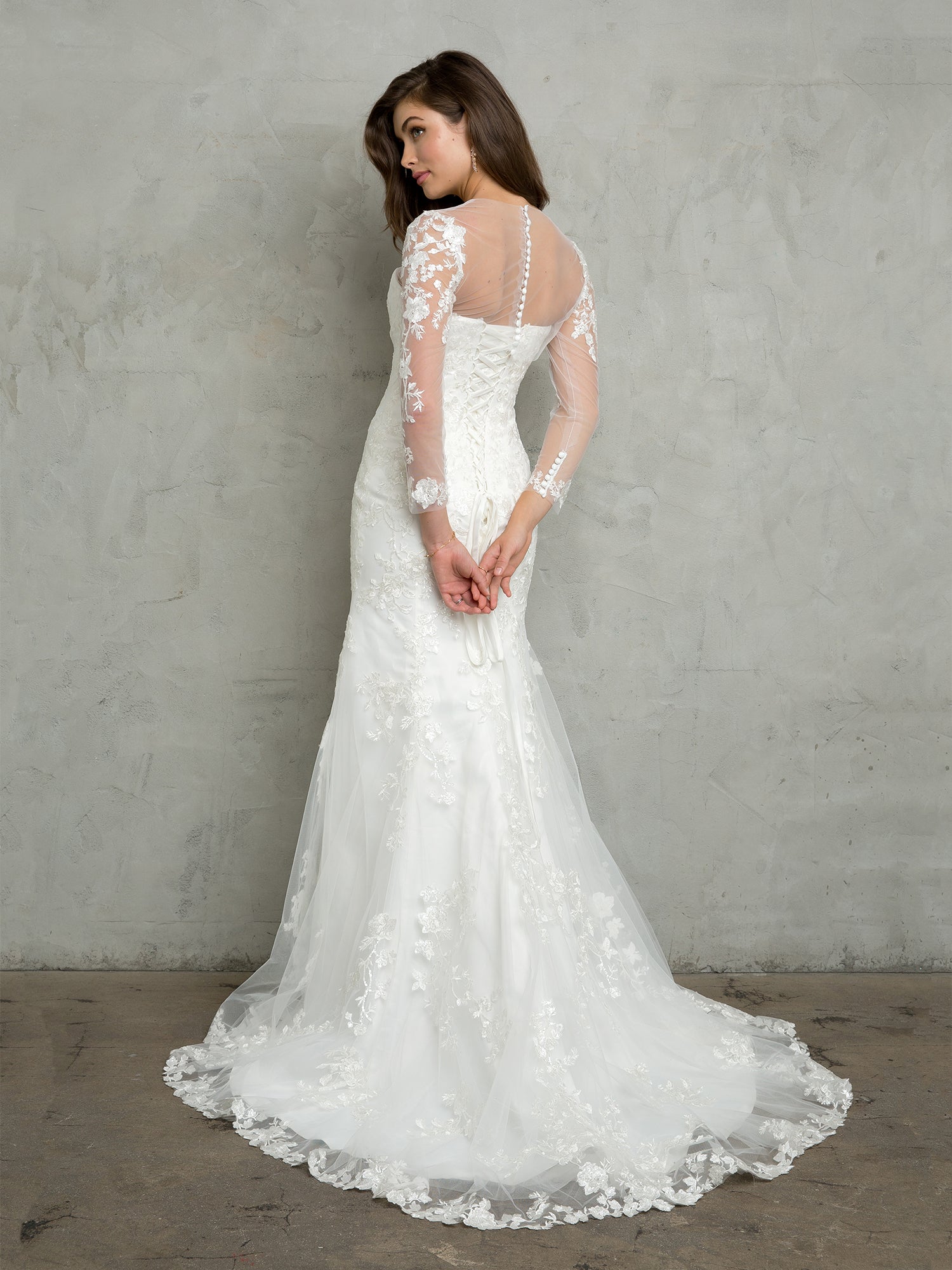 Eva Fashion 5268 Two Piece Long BridalGown Wedding Dress