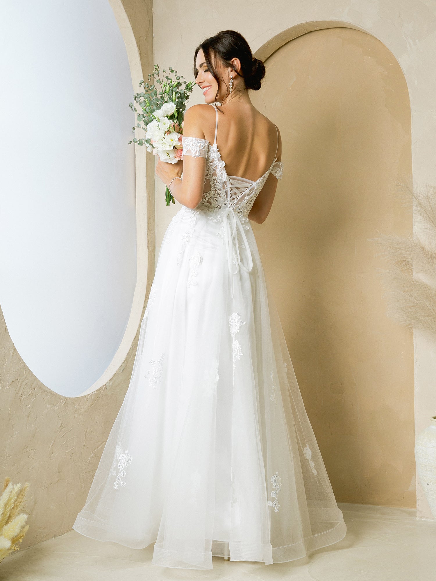 Eva Fashion 5270 Long A Line Formal Prom Dress
