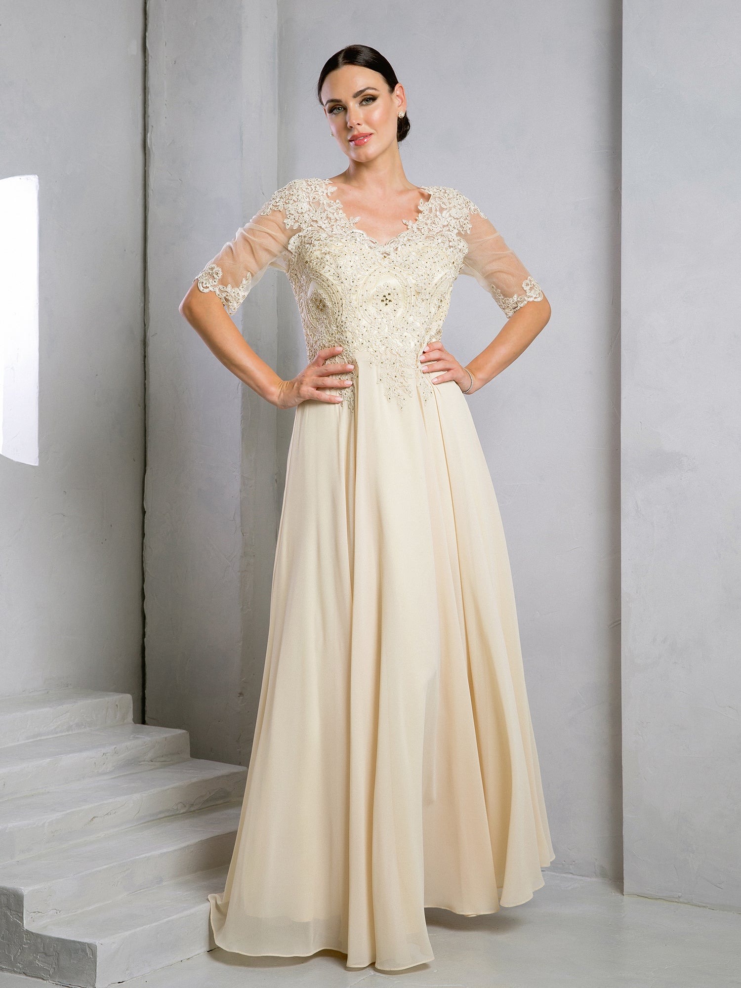 Eva Fashion 5271 Long Formal Mother of the Bride Dress