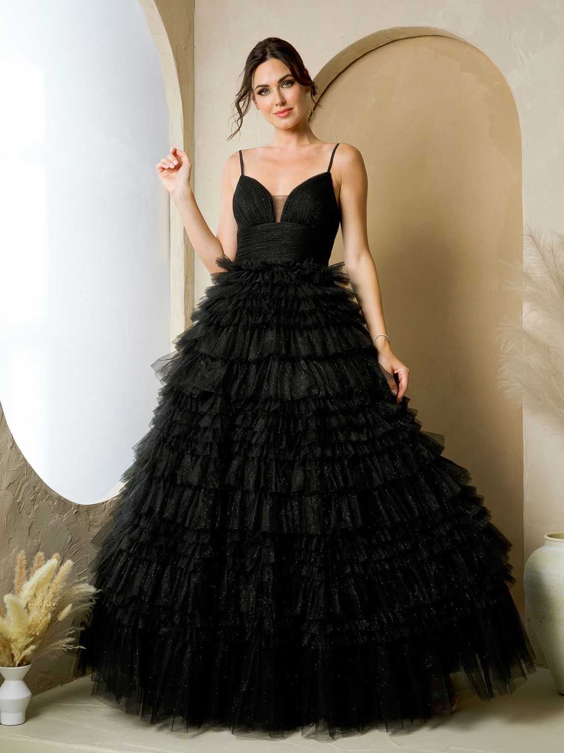 Eva Fashion 5272 Formal Long Glitter Ball Gown Prom Dress