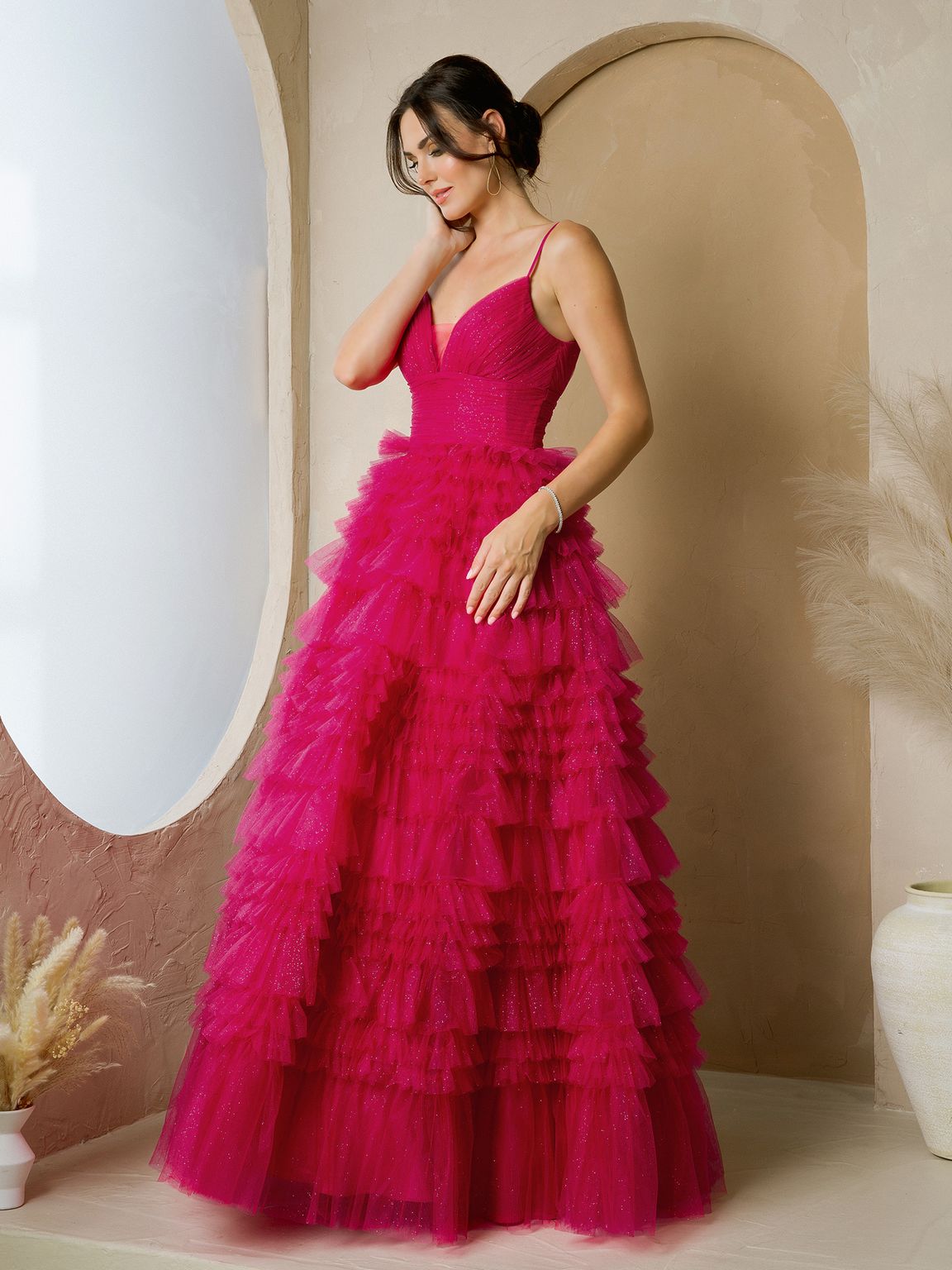 Eva Fashion 5272 Formal Long Glitter Ball Gown Prom Dress