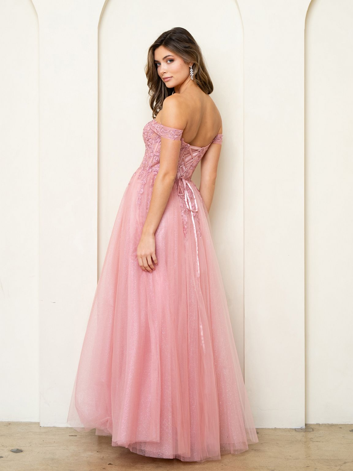 Eva Fashion 5279 Long Formal A Line Slit Prom Dress