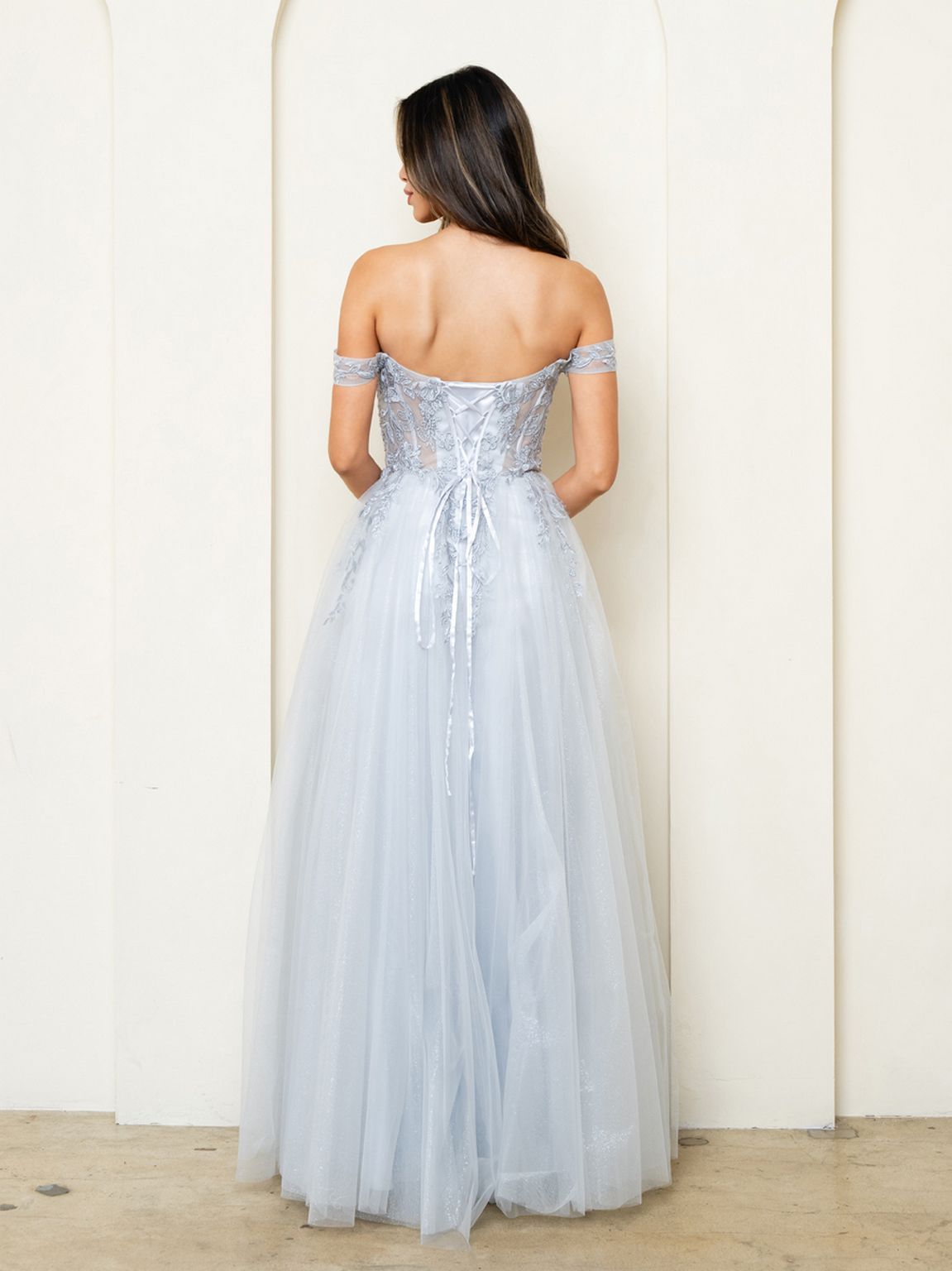 Eva Fashion 5279 Long Formal A Line Slit Prom Dress