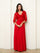 Mother of the Bride Dresses A Line Long Mother of the Bride Formal Dress Red
