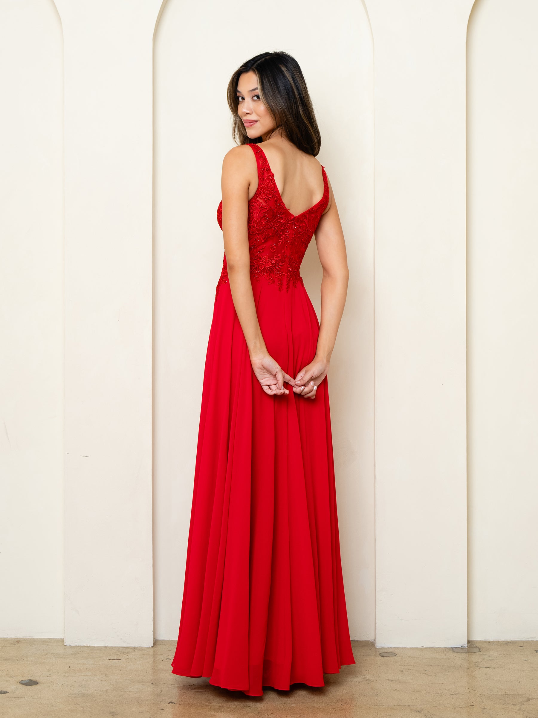 Eva Fashion 5299 A Line Long Mother of the Bride Formal Dress