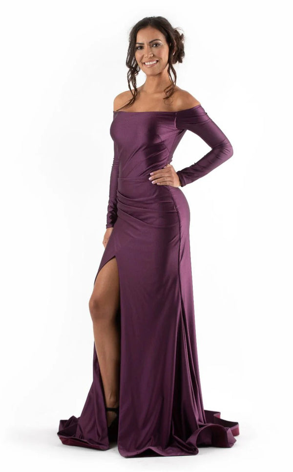 Jessica Angel 531 Long Slit Formal Evening Dress