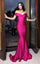 Prom Dresses Fitted Long Formal Evening Dress Fuchsia