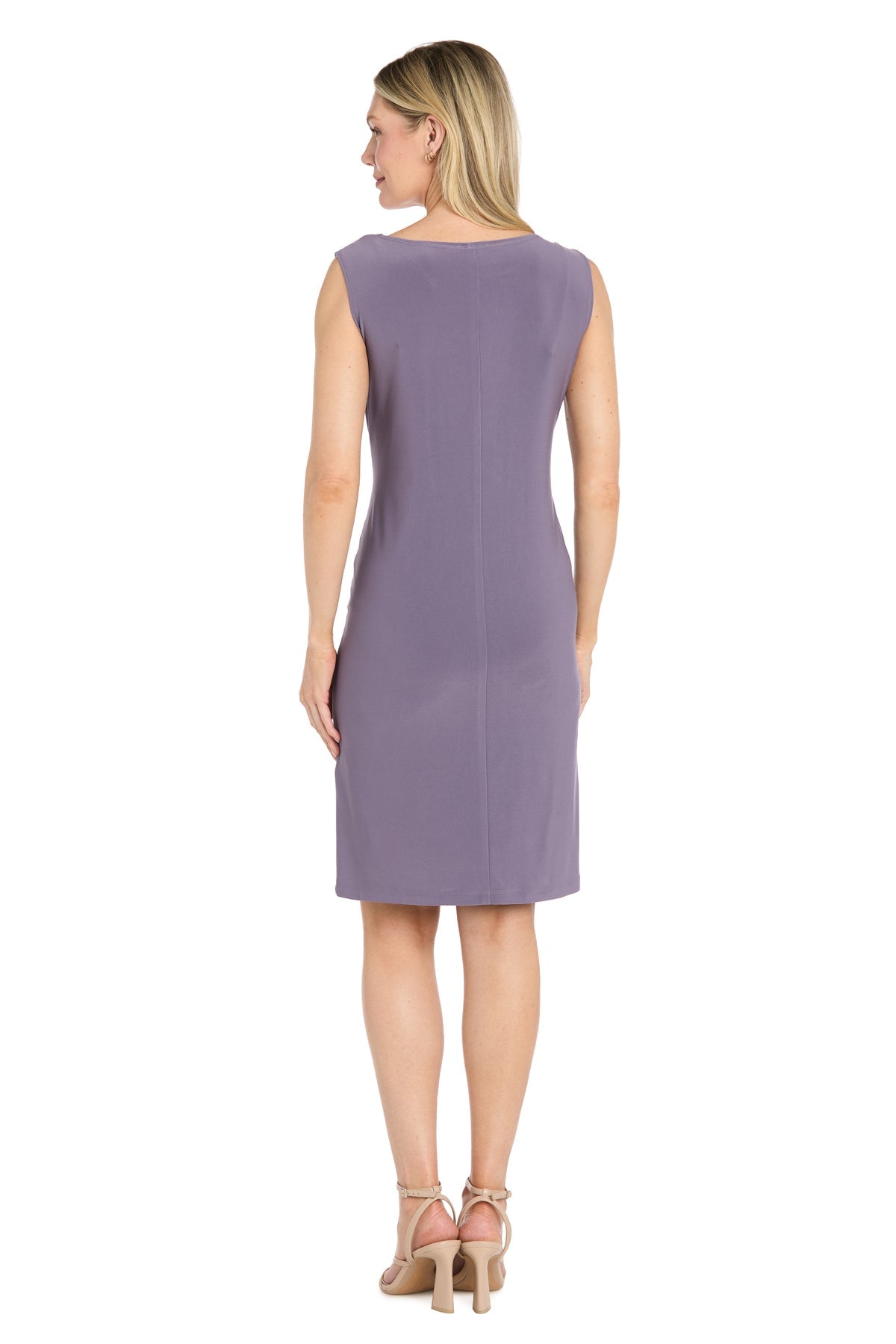 Scoop Knee-Length Lace Formal Sheath R&M Richards 5414