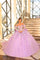 Quinceniera Dresses Long Sequin Ball Gown Quinceanera Dress Dusty Lilac
