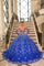 Quinceniera Dresses Beaded A Line Long Ball Gown Quinceanera Dress Royal Blue