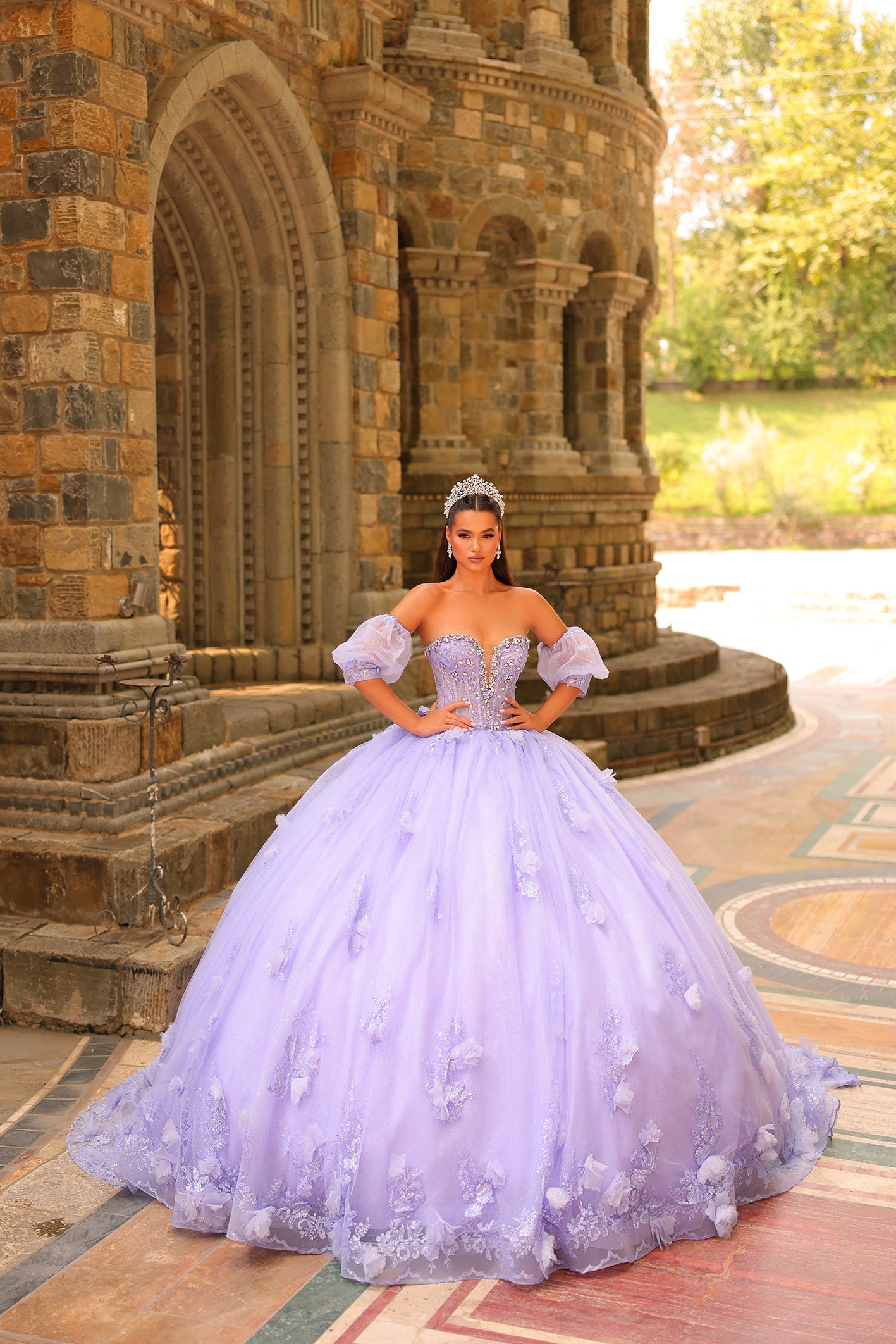 Amarra 54242 Quinceañera Long Sweet 16 Ball Gown
