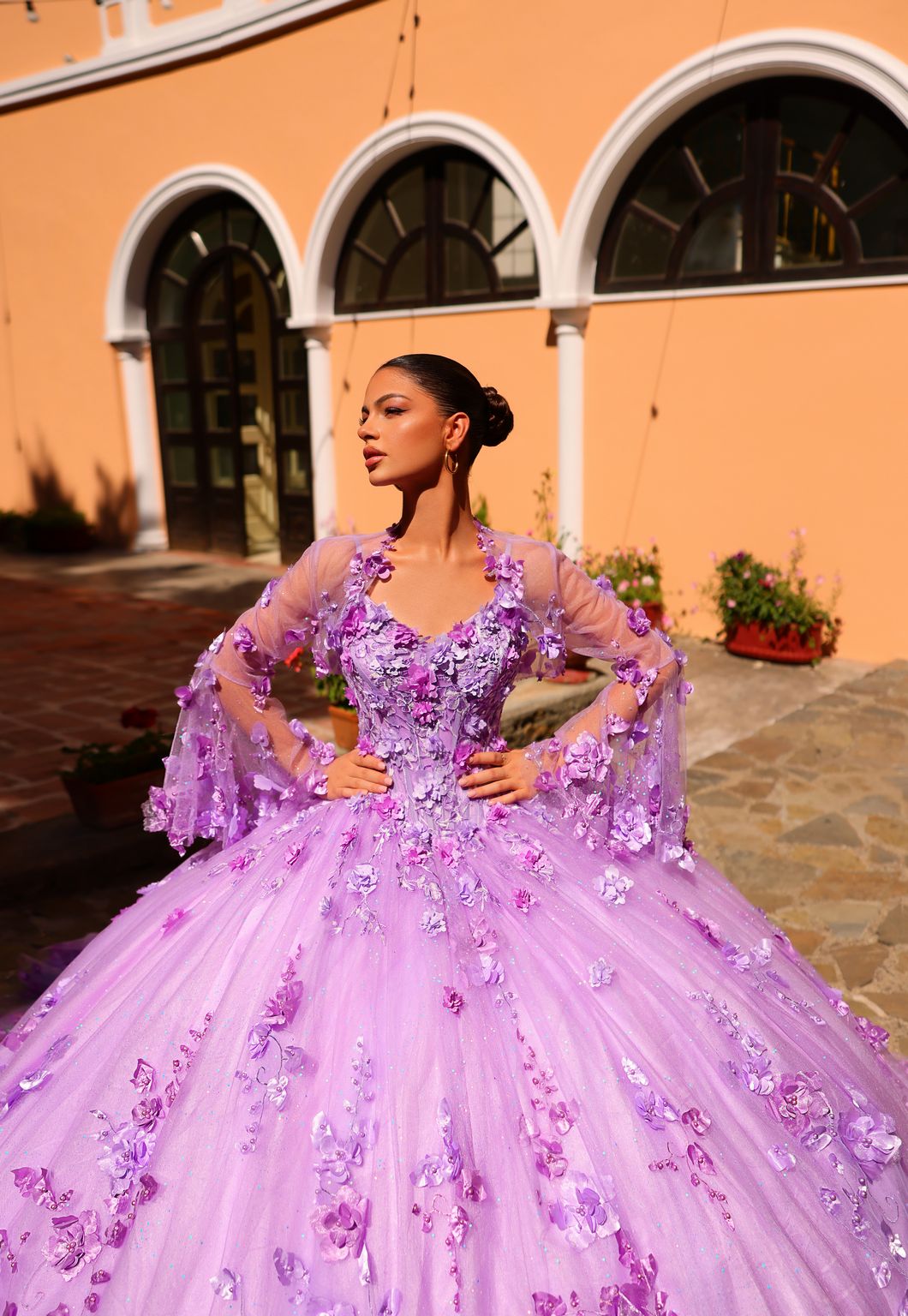 Amarra 54299 Long Quinceanera Dress Sweet 16 Ball Gown