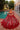 Quinceniera Dresses Long Ball Gown Glitter Print Detachable Sleeves Quinceanera Dress Red/Multi
