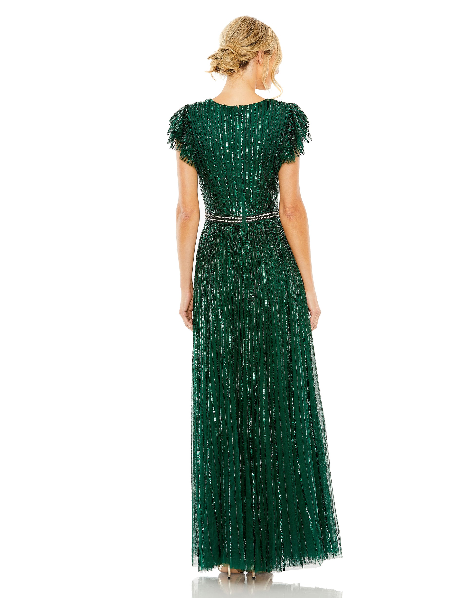 Mac Duggal 5502 Short Sleeve Formal Dress