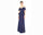 Formal Dresses Long Formal Peplum Evening Dress Plum
