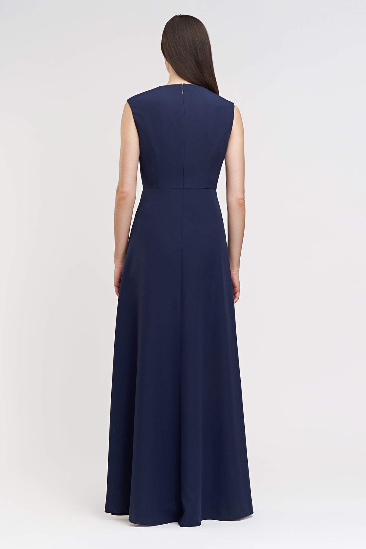Pleated Swan Neck Gown Kay Unger 55110904