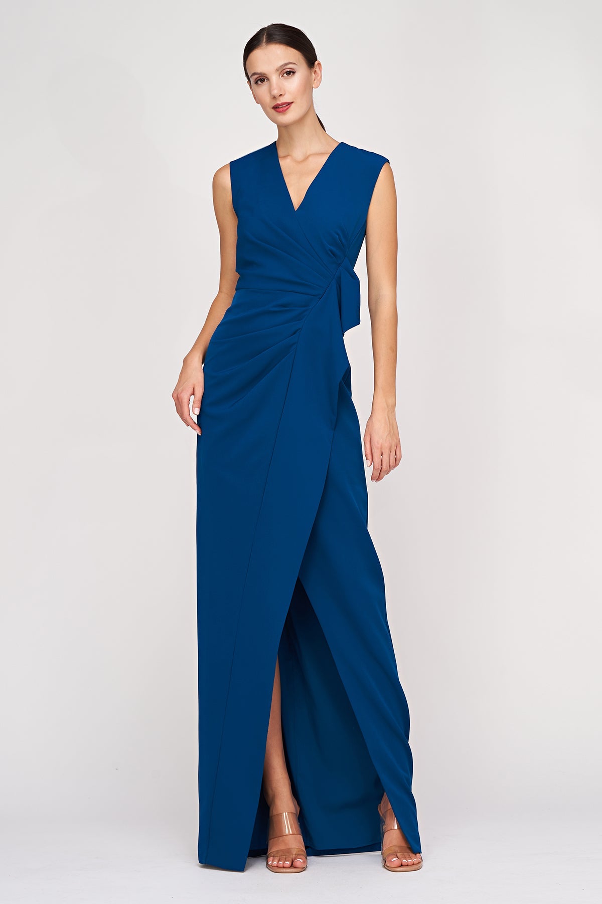 V-Neck Column Gown Kay Unger 55111911