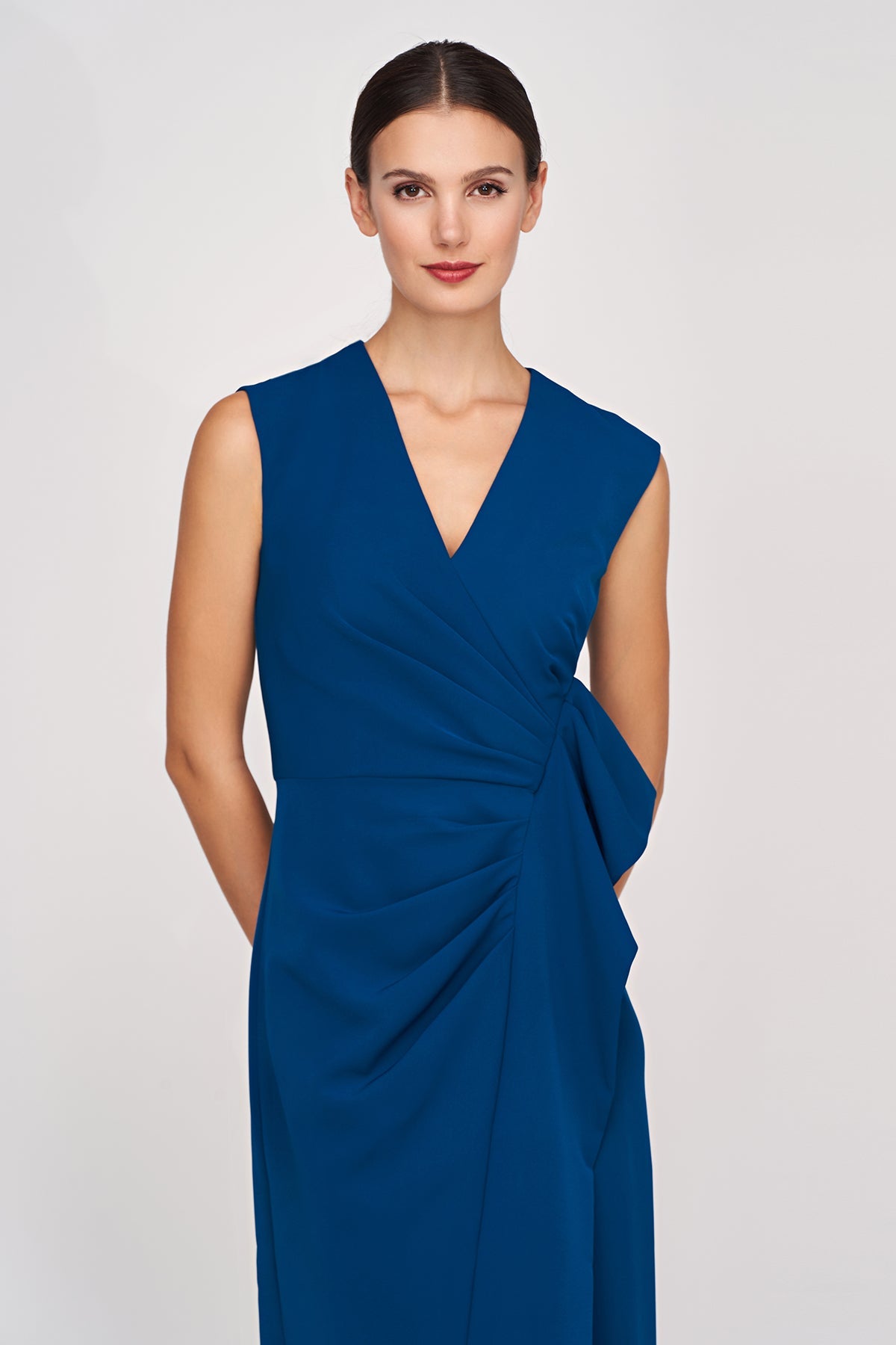 V-Neck Column Gown Kay Unger 55111911