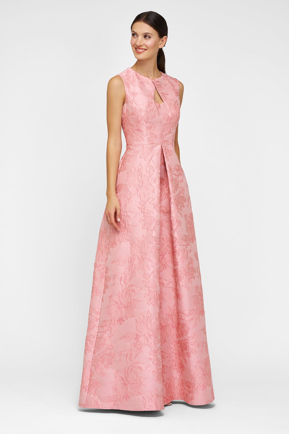 Kay Unger Elaine Gown in Misty Rose