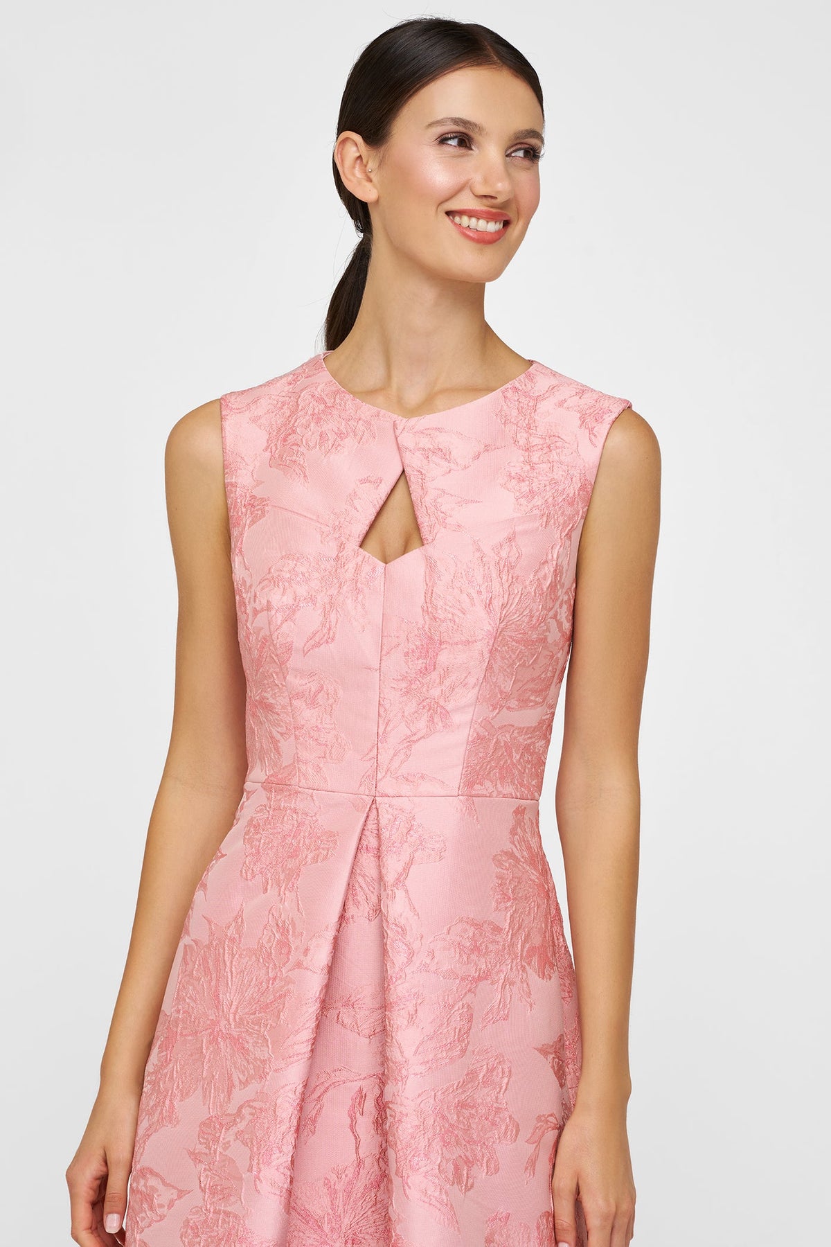 Kay Unger Elaine Gown in Misty Rose