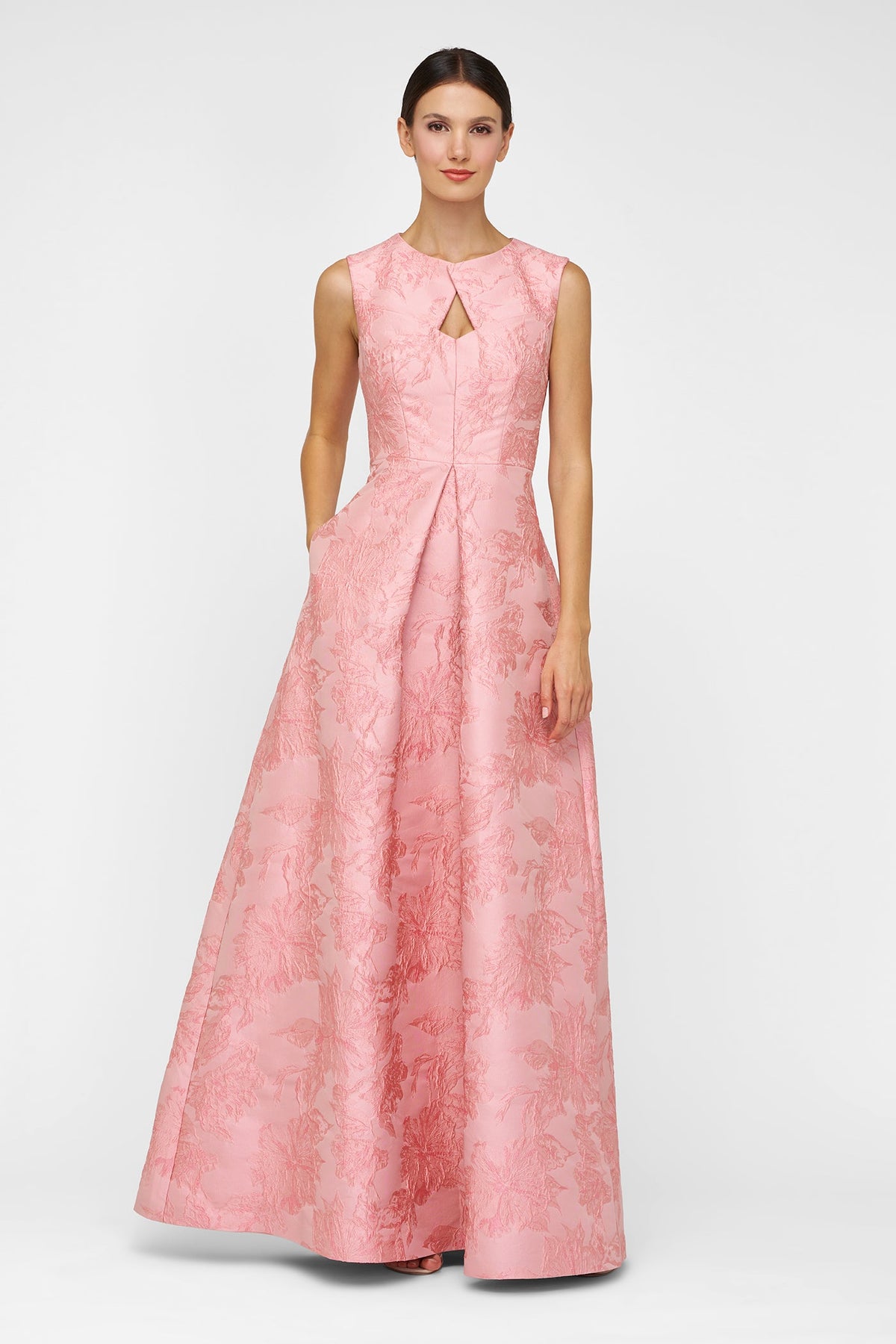 Kay Unger Elaine Gown in Misty Rose