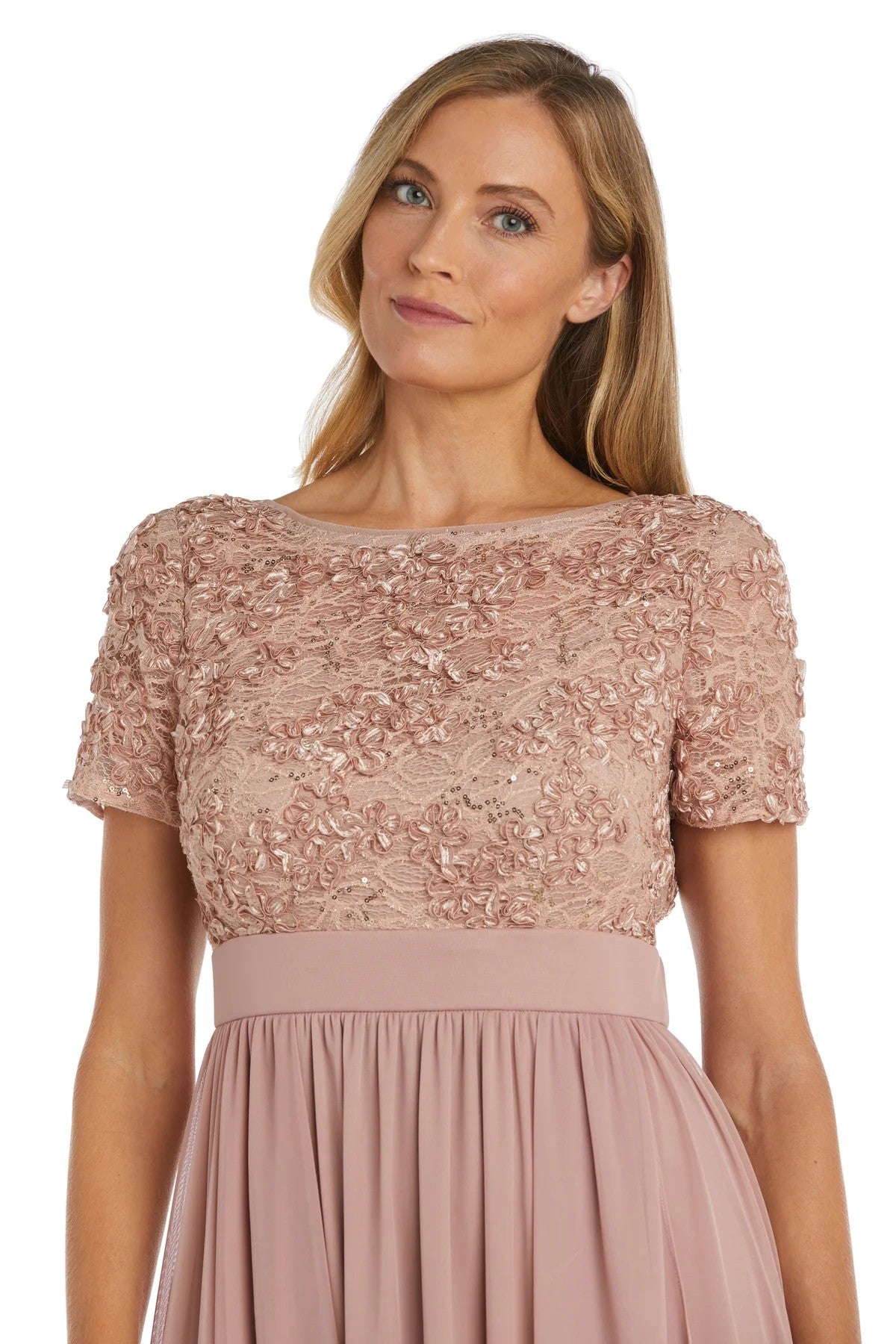 R&M Richards 5516 Short Sleeve Mother Of The Bride Dress