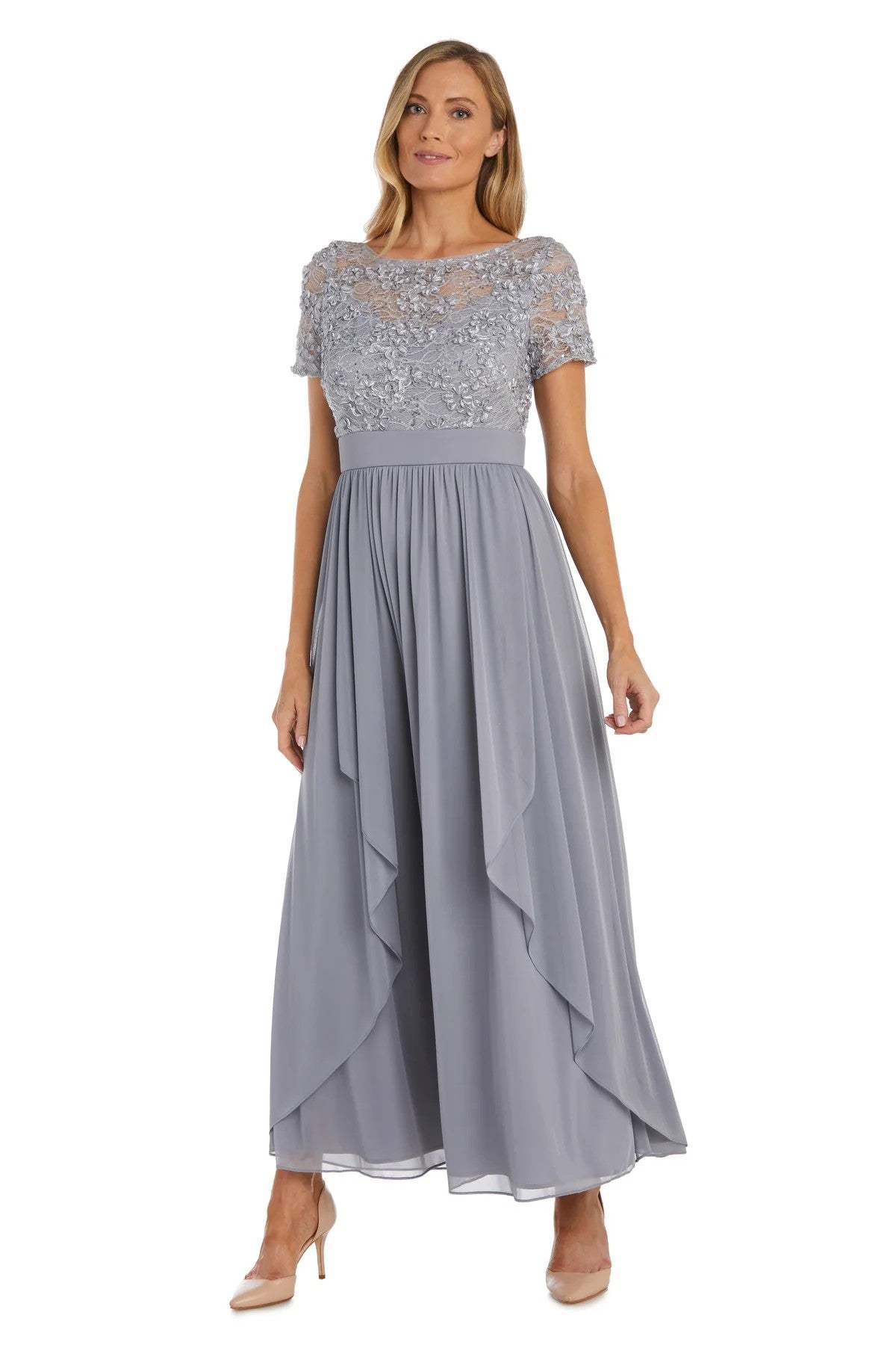 R&M Richards 5516 Short Sleeve Mother Of The Bride Dress